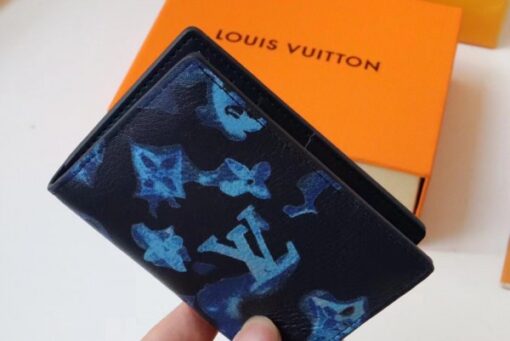 Replica Louis Vuitton Pocket Organizer Ink Watercolor Leather M80463 7
