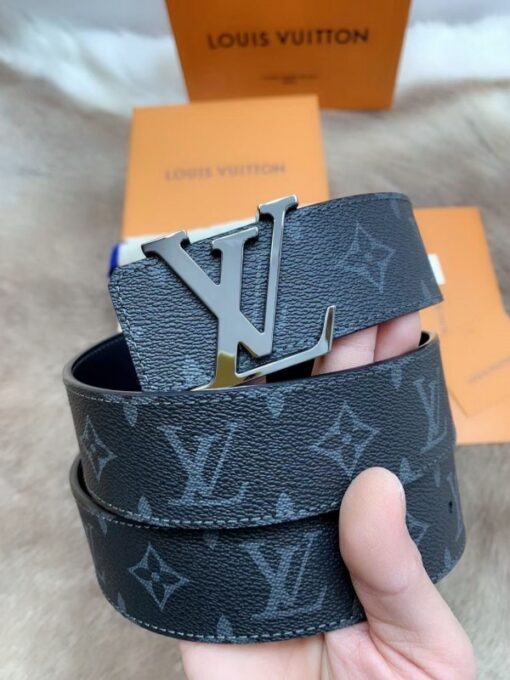Replica Louis Vuitton LV Initiales 40MM Reversible Belt Monogram Eclipse M9043S 6