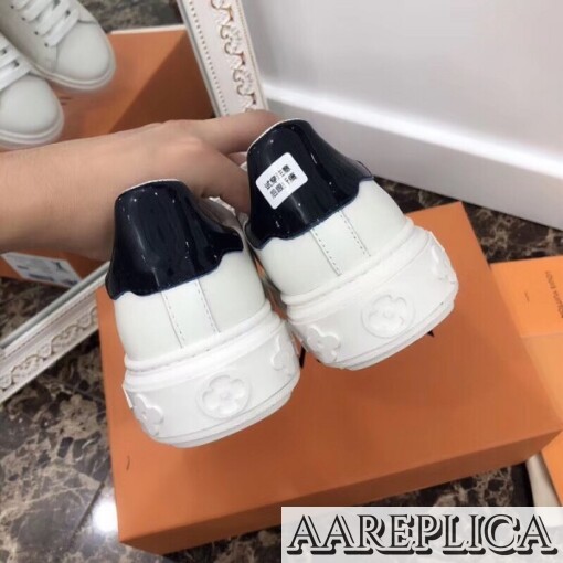 Replica Louis Vuitton White Time Out Sneakers 6
