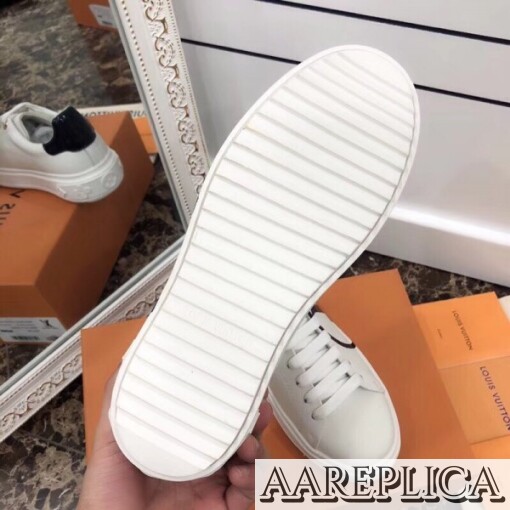 Replica Louis Vuitton White Time Out Sneakers 8