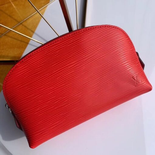 Replica Louis Vuitton Cosmetic Pouch PM Epi Leather M41114 3