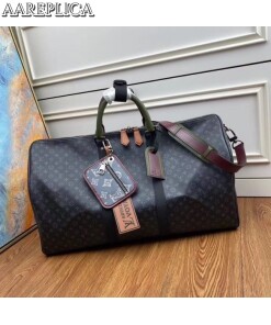 Replica Louis Vuitton Keepall Bandouliere 50 Patchwork Bag M56856 2