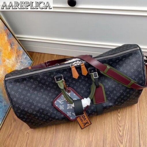 Replica Louis Vuitton Keepall Bandouliere 50 Patchwork Bag M56856 3