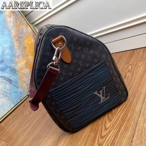 Replica Louis Vuitton Keepall Bandouliere 50 Patchwork Bag M56856 5