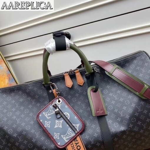 Replica Louis Vuitton Keepall Bandouliere 50 Patchwork Bag M56856 7