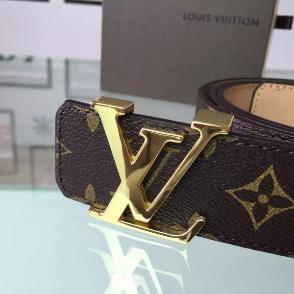 Louis Vuitton Damier Azur Canvas LV Initiales Belt 110CM Louis Vuitton
