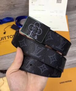 Replica Louis Vuitton Metropole 35mm Belt Monogram Eclipse M0048T 2