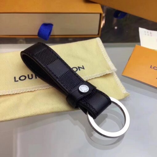 Replica Louis Vuitton LV Dragonne Key Holder Damier Infini M62710 5