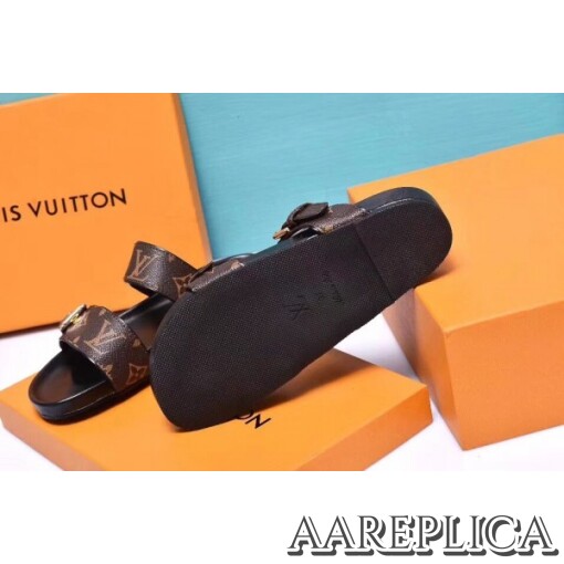 Louis Vuitton Bom Dia Monogram Canvas Orange Lining Flat Mule – Coco  Approved Studio