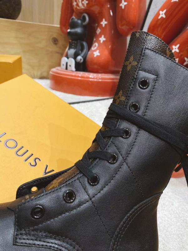 Louis Vuitton, Shoes, New Louis Vuitton Metropolis Flat Ranger Boots Pls  See Description Below