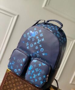 Replica Louis Vuitton Multipocket Backpack Ink Watercolor Leather M57841 2