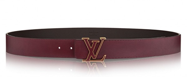 Louis Vuitton LV Initiales Reversible Belt Monogram Shadow Leather
