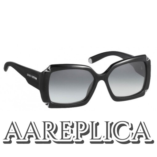 Replica Louis Vuitton Black Hortensia Sunglasses Z0365W