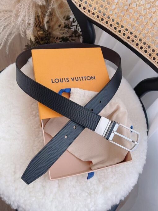 Replica Louis Vuitton Slender 35mm Reversible Belt Epi Leather M0128Q 3