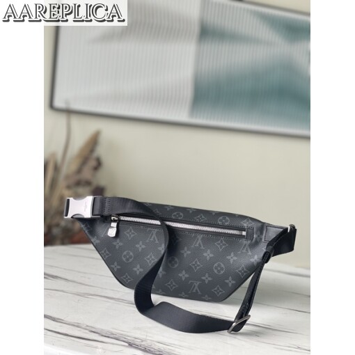 Replica Louis Vuitton e Sling Bag Monogram Eclipse M45439