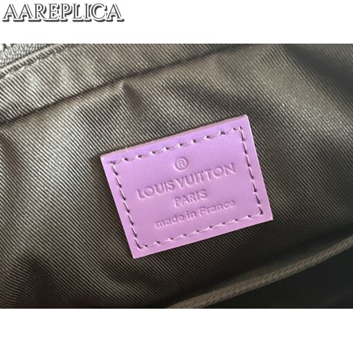 M46266 LOUIS VUITTON Trio Messenger Authentic Monogram Macassar - Purple  Leather