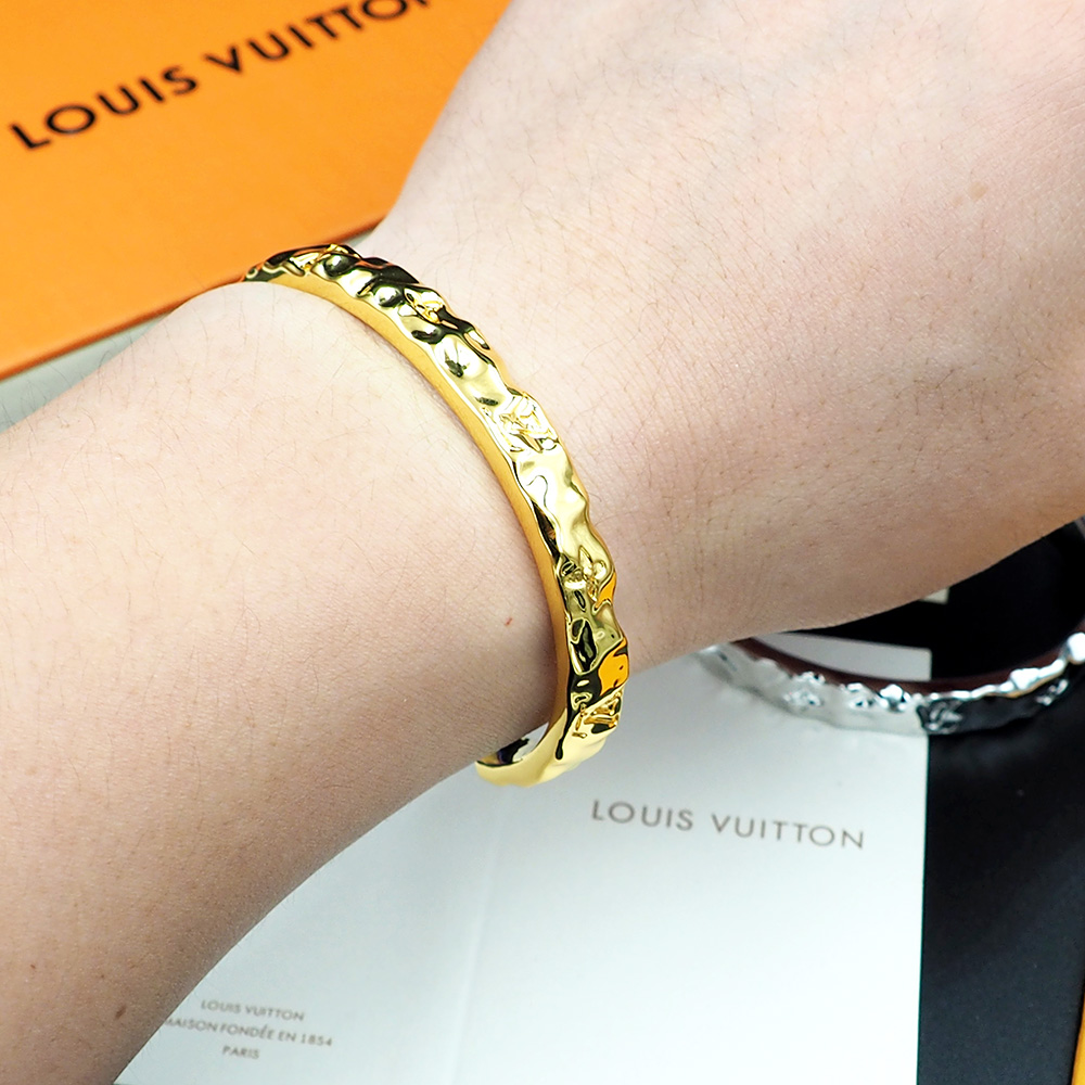 Louis Vuitton, Nanogram cuff bracelet. Marked Louis Vuitton