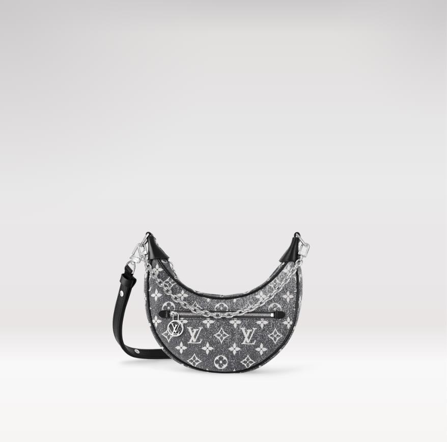 Replica Louis Vuitton LOOP Bag Monogram Jacquard Denim M21752 1