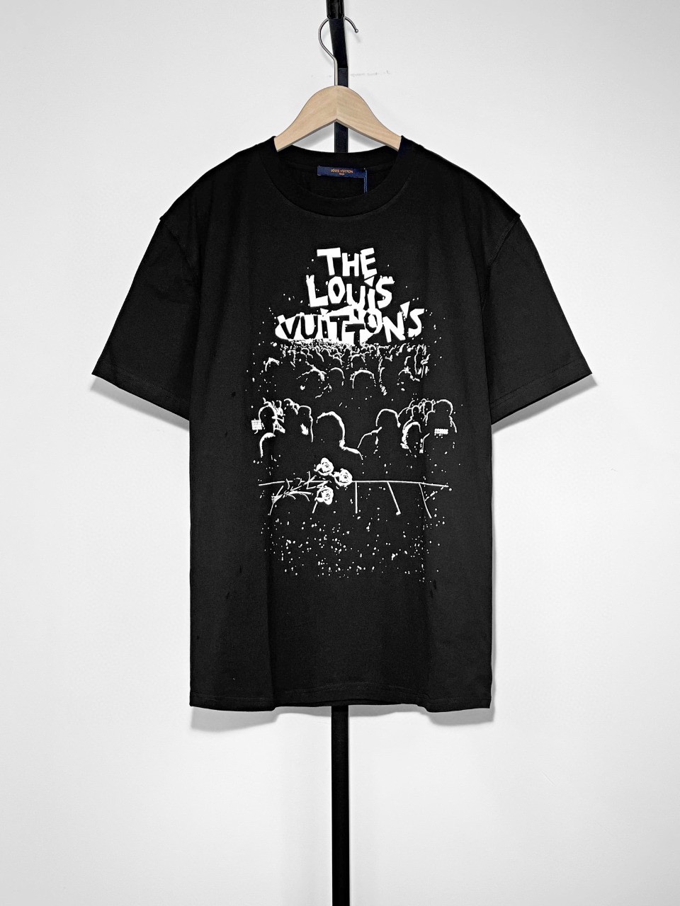 LOUIS VUITTON LV Concert Print T-shirt Size L Black 1AARPC Cotton100%–  GALLERY RARE Global Online Store