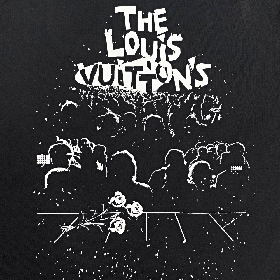 Buy Replica Louis Vuitton Embossed LV T-Shirt In White - Buy