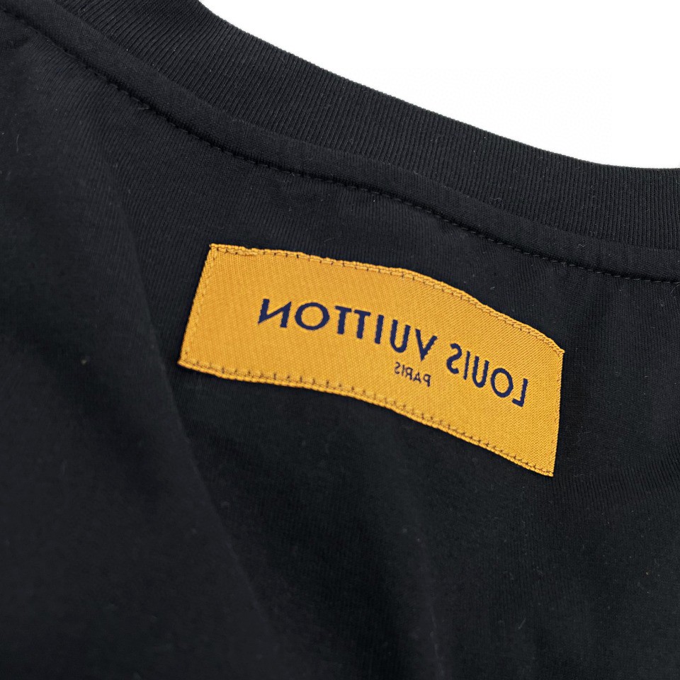 Yellow Brick Printed LV Logo T Shirt