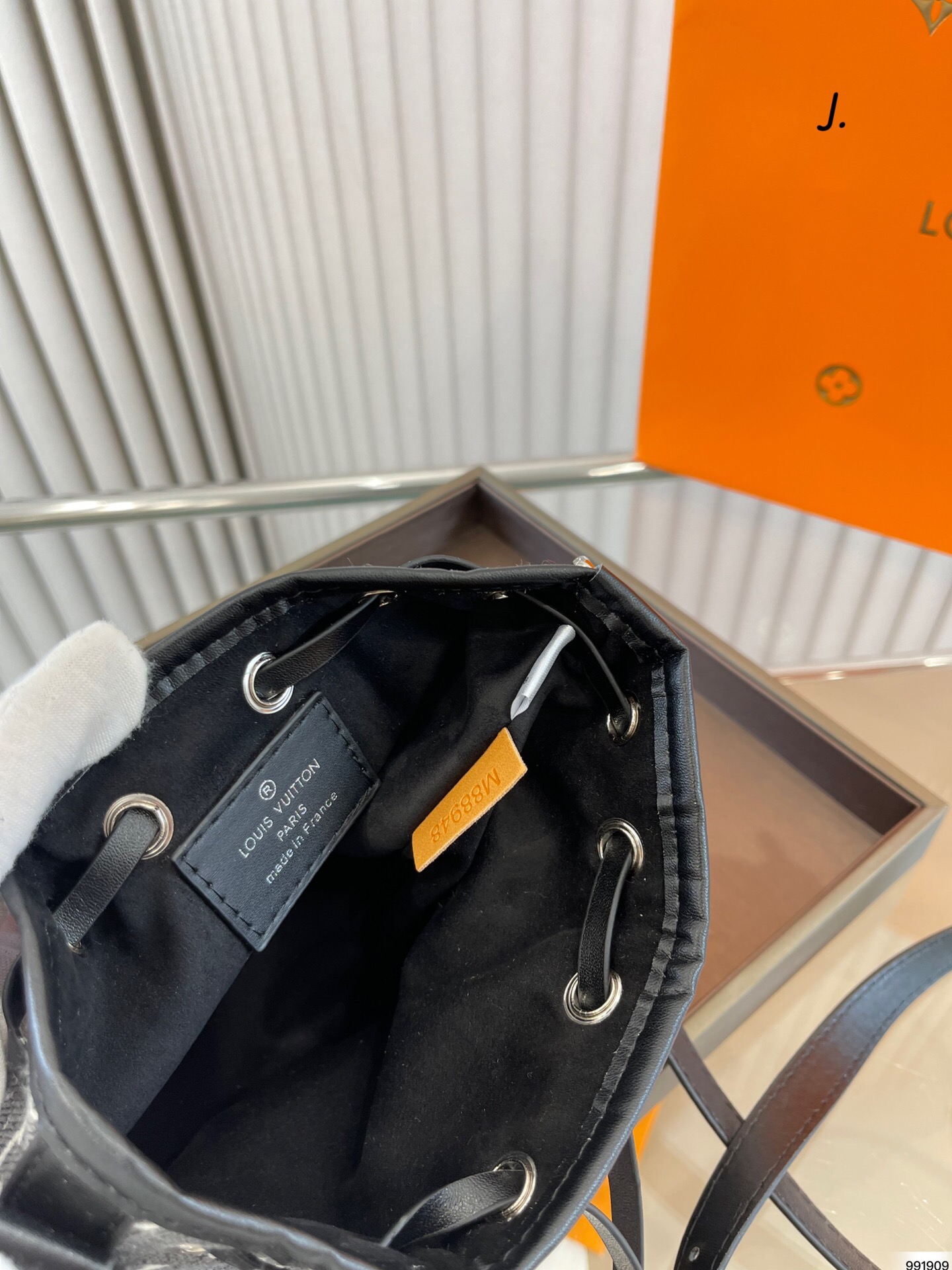 Replica Louis Vuitton NANO NOE Bag Monogram Jacquard Denim M46449 10