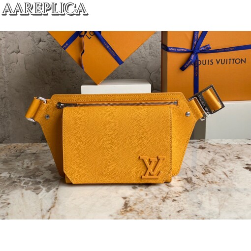 Replica Louis Vuitton TAKEOFF SLING Saffron Yellow LV Bag M21419 2
