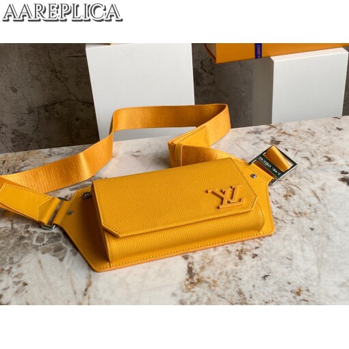 Replica Louis Vuitton TAKEOFF SLING Saffron Yellow LV Bag M21419 5