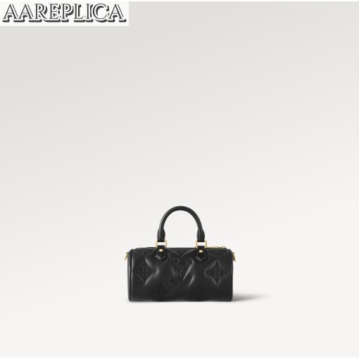 Replica Louis Vuitton LV PAPILLON BB Bag Black M59800