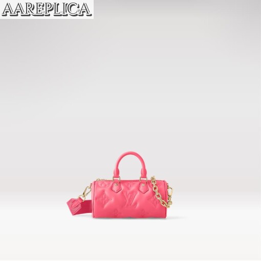 Replica Louis Vuitton LV PAPILLON BB Bag Dragon Fruit Pink M59826
