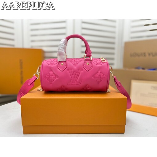 Replica Louis Vuitton LV PAPILLON BB Bag Dragon Fruit Pink M59826 3