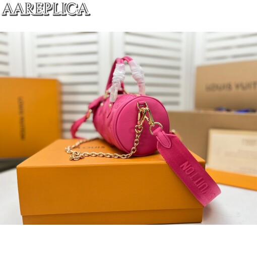 Replica Louis Vuitton LV PAPILLON BB Bag Dragon Fruit Pink M59826 4