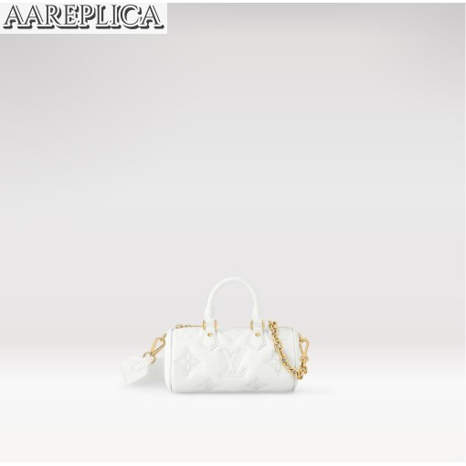 Replica Louis Vuitton LV PAPILLON BB Bag Snow White M59827