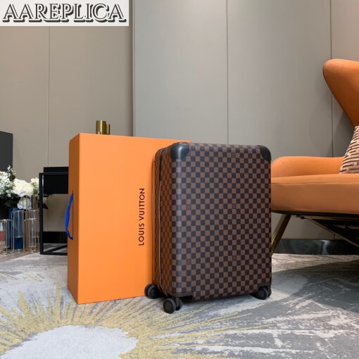 Replica Louis Vuitton Horizon 55 Rolling Luggage DAMIER EBENE N23304 8