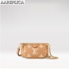 Replica Louis Vuitton LV BAGATELLE Crème Beige Bag M46099 12