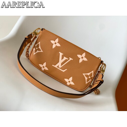 Replica Louis Vuitton LV MULTI POCHETTE ACCESSOIRES Arizona Beige Bag M45983 4