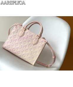 Replica Louis Vuitton LV ONTHEGO PM Pink Bag M46168 2