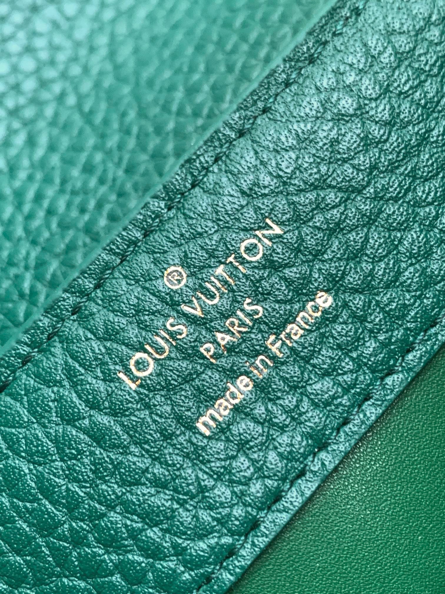 Louis Vuitton Coussin BB Emeraude Green Monogram Chain Shoulder