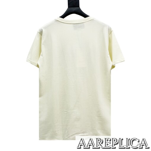 Replica GG T-shirt with Gucci Blade print White 2