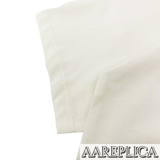 Replica GG T-shirt with Gucci Blade print White 6