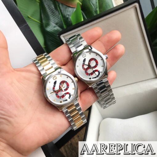 Replica Gucci GG Snake G-Timeless watch, 38mm 2