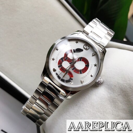 Replica Gucci GG Snake G-Timeless watch, 38mm 4