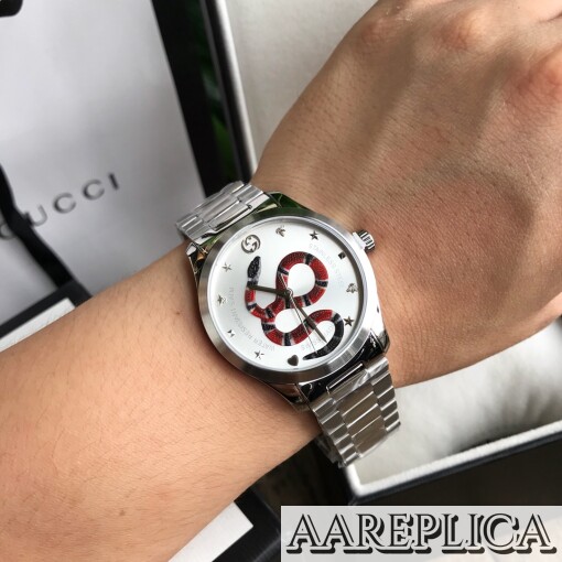 Replica Gucci GG Snake G-Timeless watch, 38mm 7