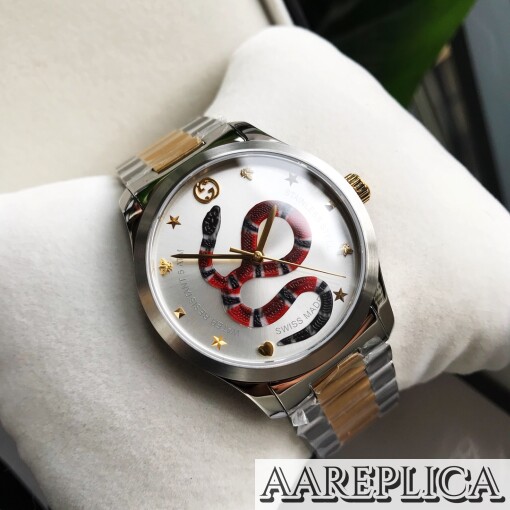 Replica Gucci GG Snake G-Timeless watch, 38mm 8