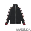Replica Gucci Technical Jersey Jacket Black