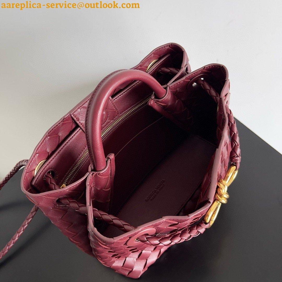 Replica Bottega Veneta Andiamo Small Bag in Barolo Intrecciato Lambskin 4 Replica Bottega Veneta Andiamo Small Bag in Barolo Intrecciato Lambskin 4