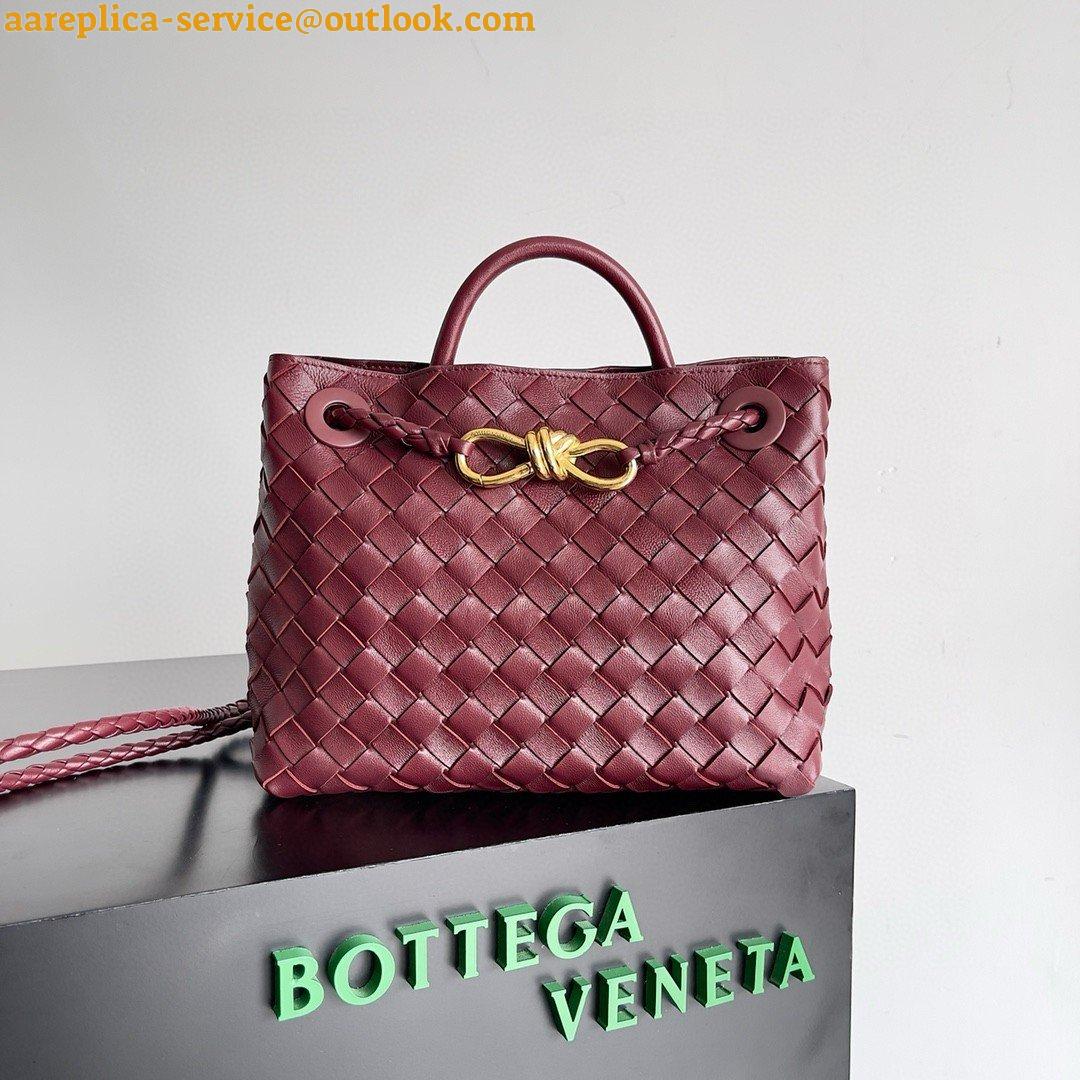 Replica Bottega Veneta Andiamo Small Bag in Barolo Intrecciato Lambskin 5 Replica Bottega Veneta Andiamo Small Bag in Barolo Intrecciato Lambskin 5