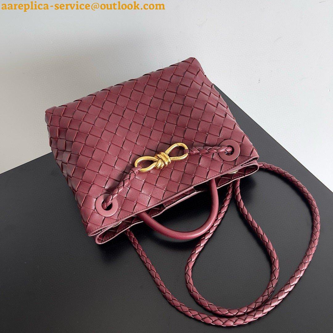 Replica Bottega Veneta Andiamo Small Bag in Barolo Intrecciato Lambskin 6 Replica Bottega Veneta Andiamo Small Bag in Barolo Intrecciato Lambskin 6