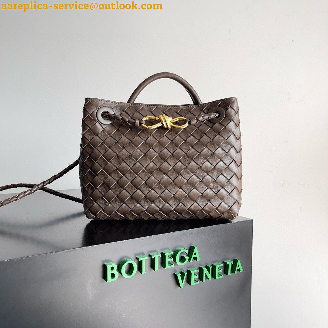 Replica Bottega Veneta Andiamo Small Bag in Kaki Intrecciato Lambskin 2 Replica Bottega Veneta Andiamo Small Bag in Kaki Intrecciato Lambskin 2