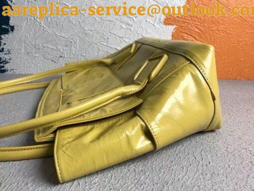 Replica Bottega Veneta Arco Medium Bag In Yellow Intrecciato Leather 6